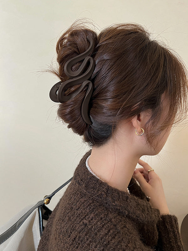 Pince à cheveux griffe géométrique