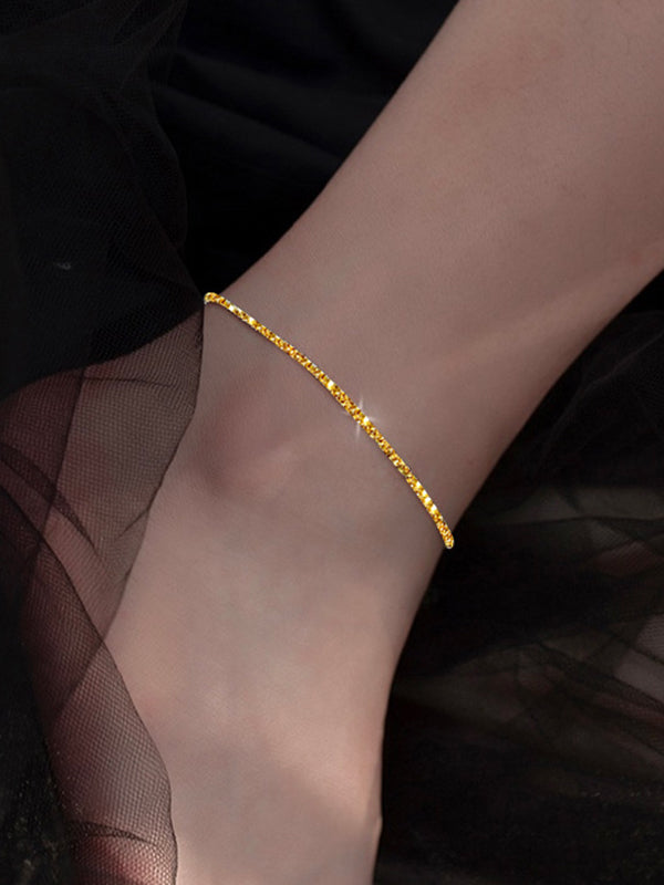 Bracelets de cheville brillants