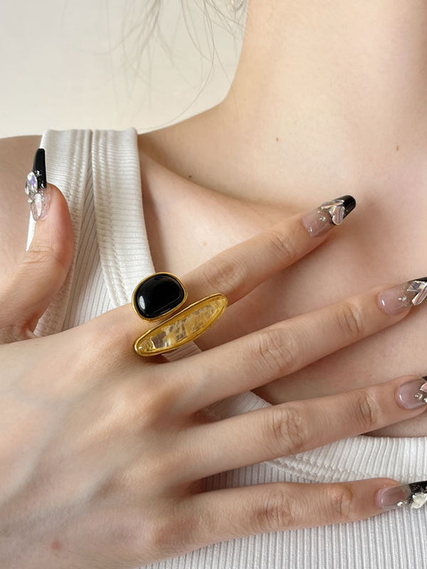 Bague géométrique