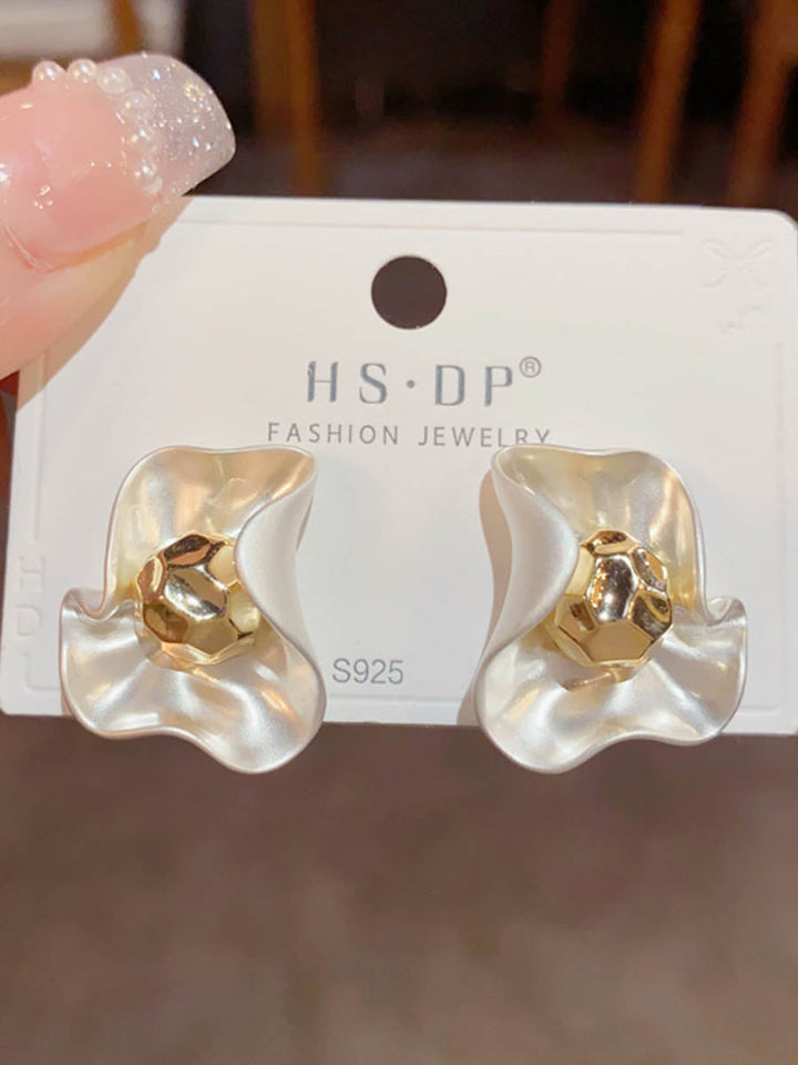 Boucles d'oreilles en forme de fleur