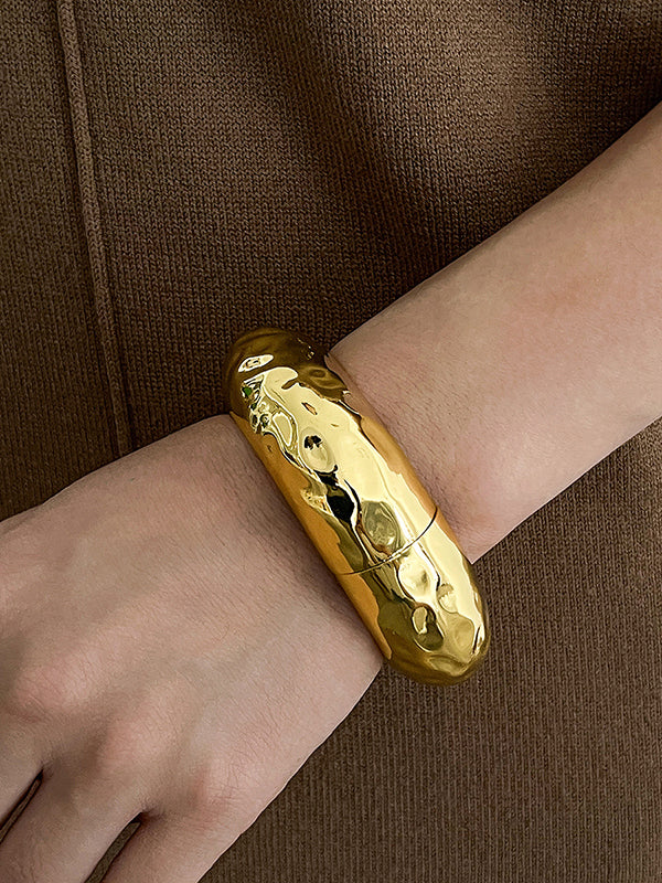 Bracelet géométrique couleur unie