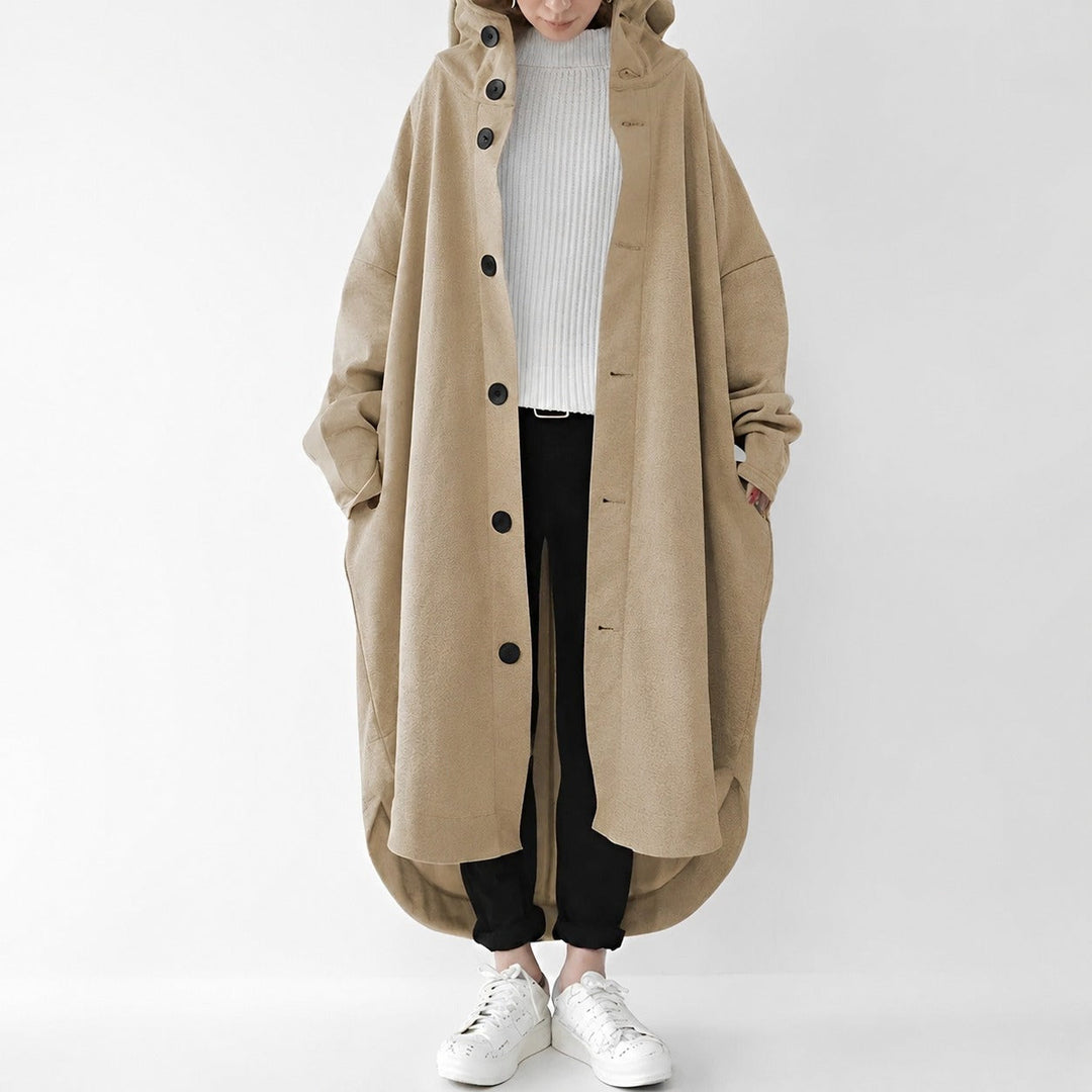 Jennica - Manteau trench pour femmes, long et décontracté