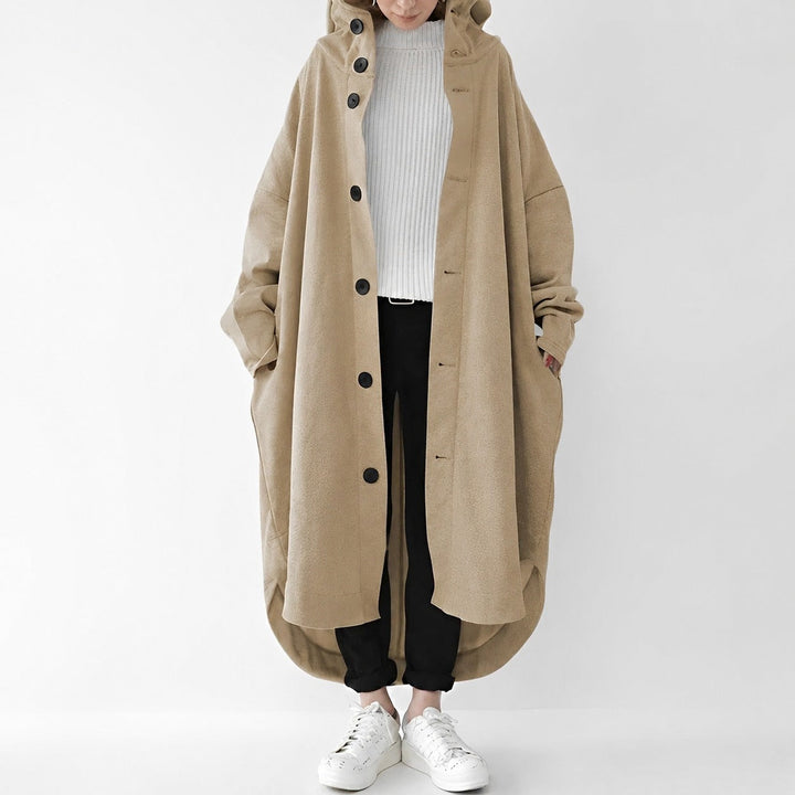 Jennica - Manteau trench pour femmes, long et décontracté