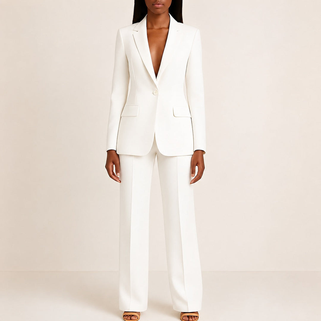 Élisabeth - Ensemble de tailleur pour femmes avec blazer et pantalon