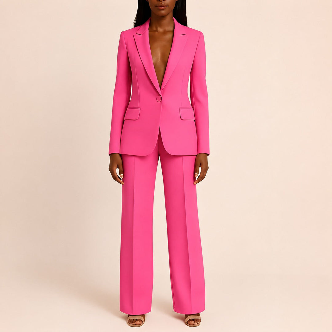 Élisabeth - Ensemble de tailleur pour femmes avec blazer et pantalon