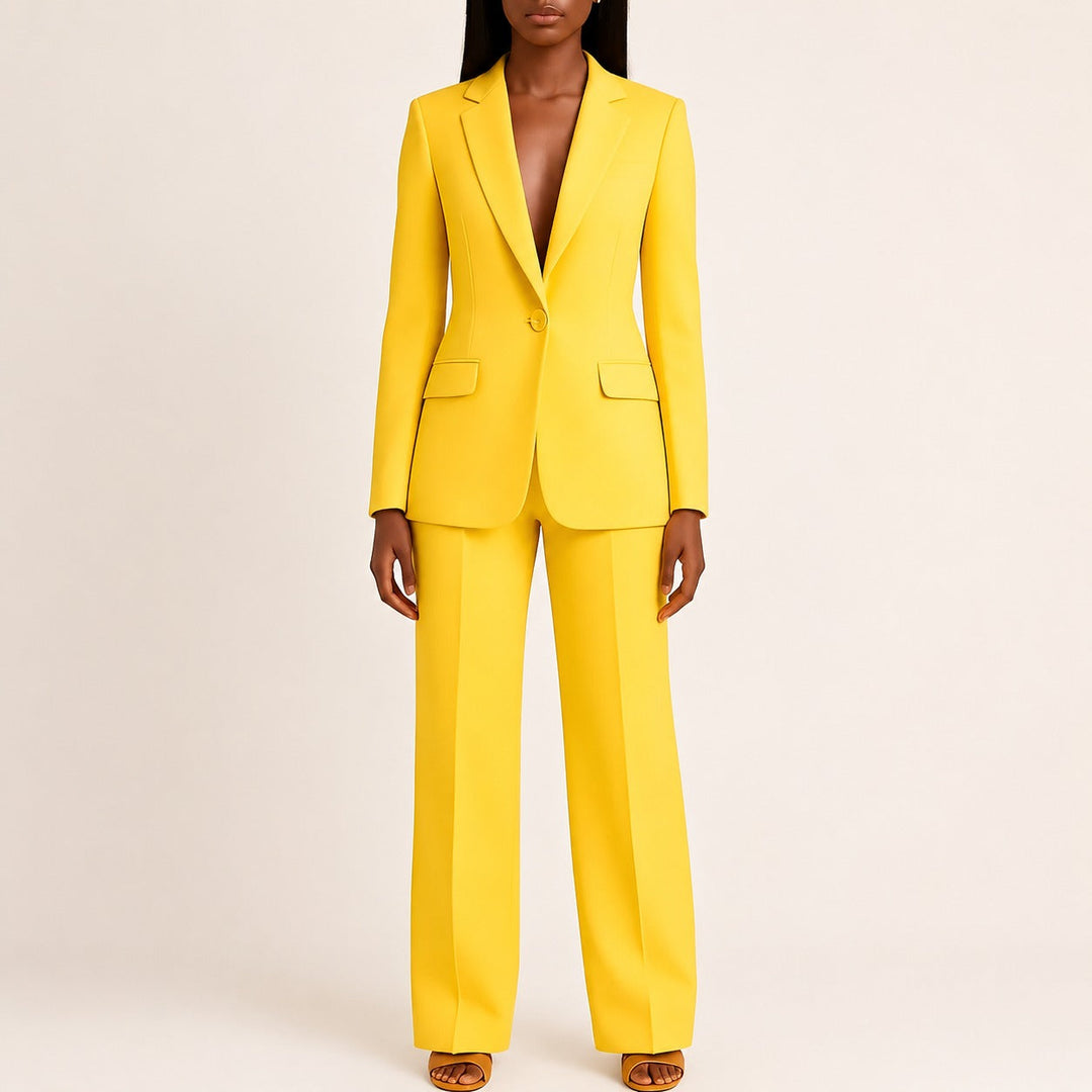 Élisabeth - Ensemble de tailleur pour femmes avec blazer et pantalon