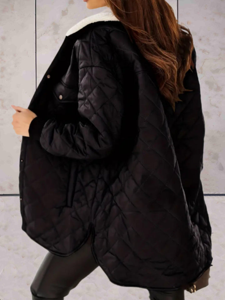 Manteau d'hiver long, élégant, confortable et stylé pour femmes