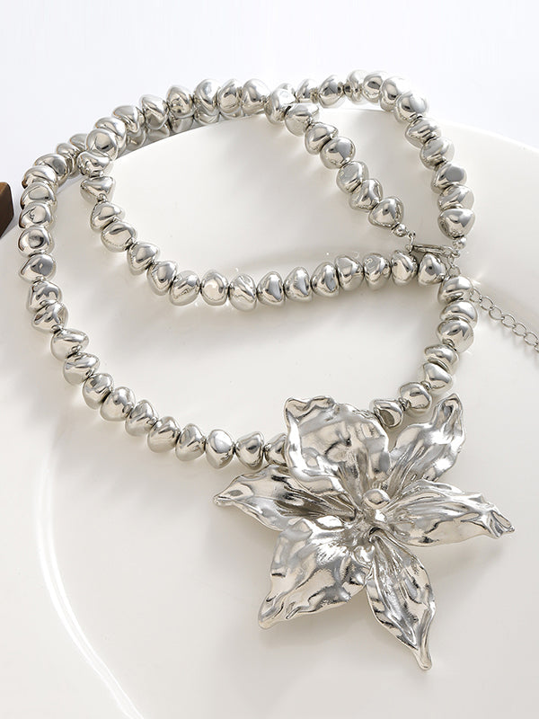 Collier en forme de fleur