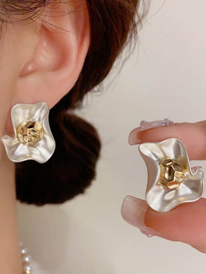 Boucles d'oreilles en forme de fleur