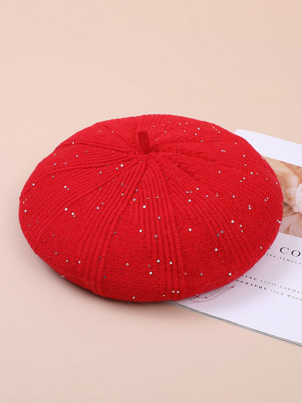 Chapeau bob vintage à paillettes 9 couleurs