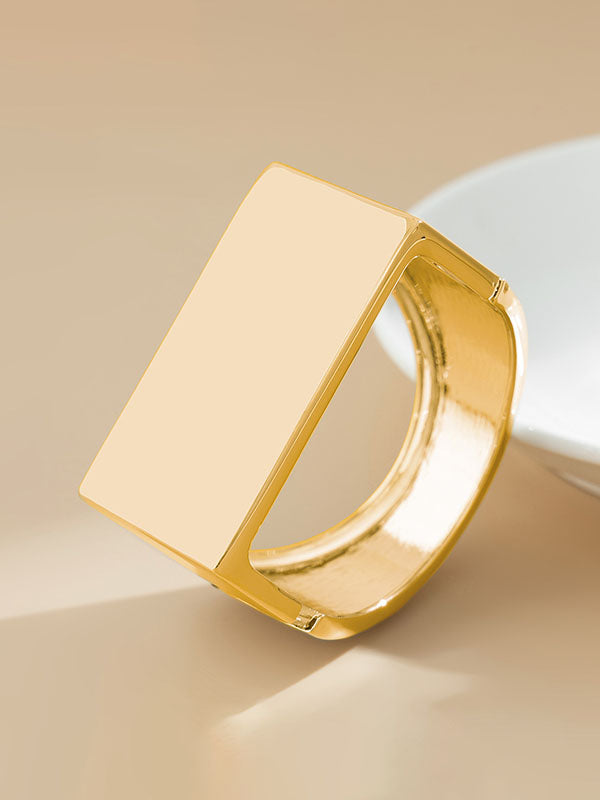 Bracelet géométrique couleur unie