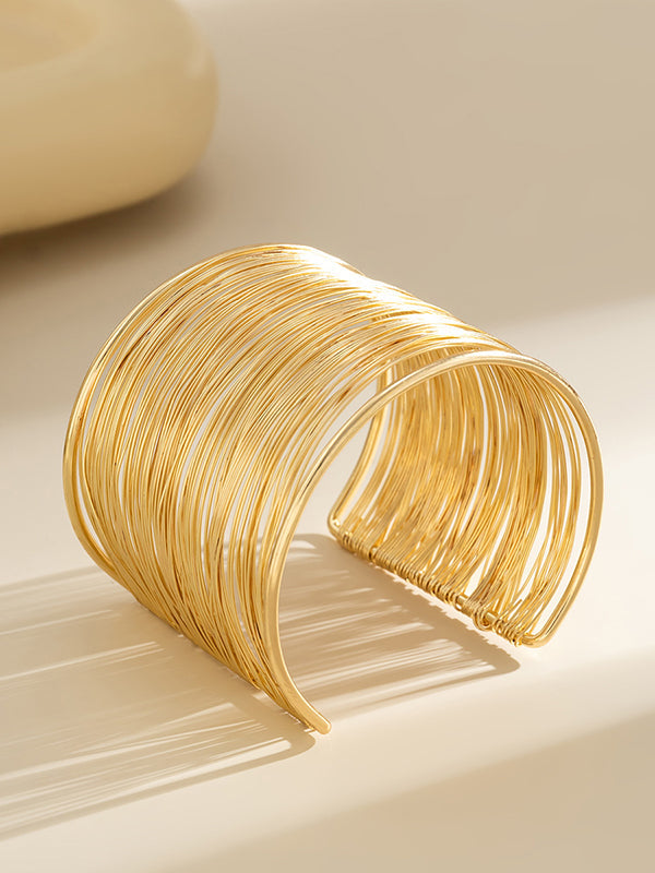Bracelet géométrique couleur unie