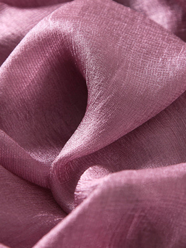 Écharpe chaude coupe portefeuille, anti-UV, couleur unie