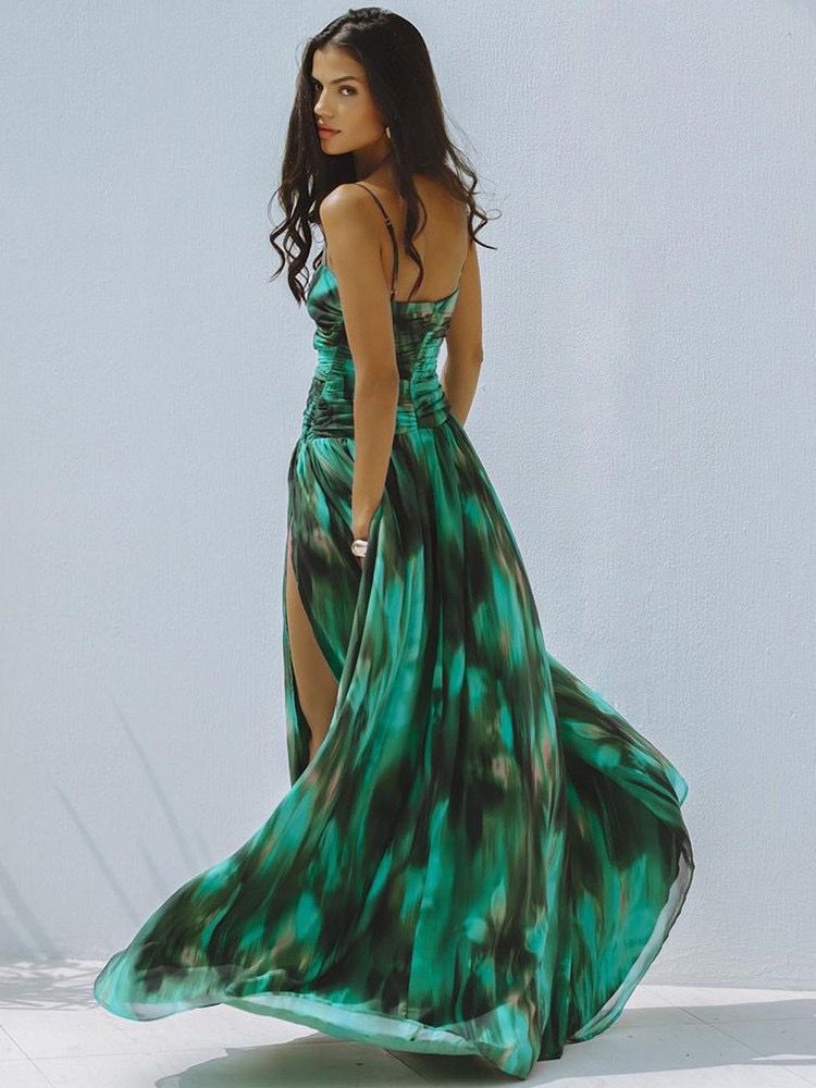 Neris | Robe Maxi Avec Découpe Et Détail Étoile de Mer