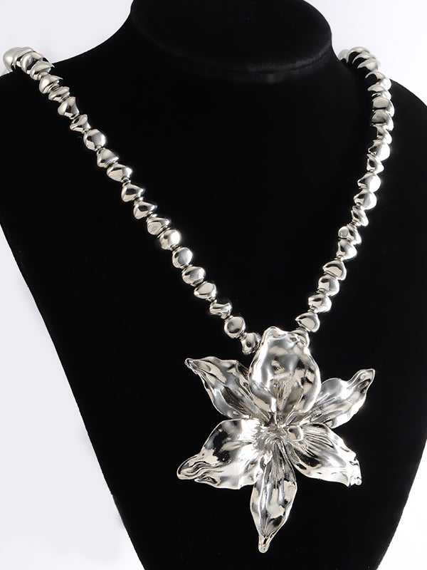 Collier en forme de fleur