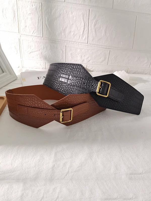 Boucle de ceinture Ceintures de taille géométriques à empiècements & Poignets de cuisse