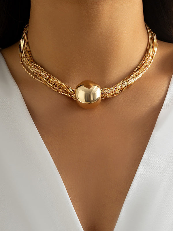 Collier élégant géométrique tendance