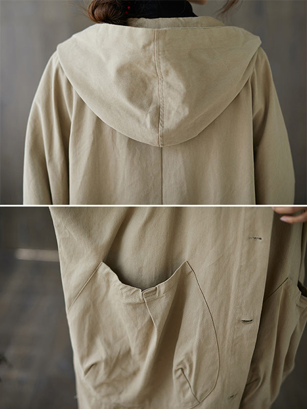 Trenchs à capuche unis originaux