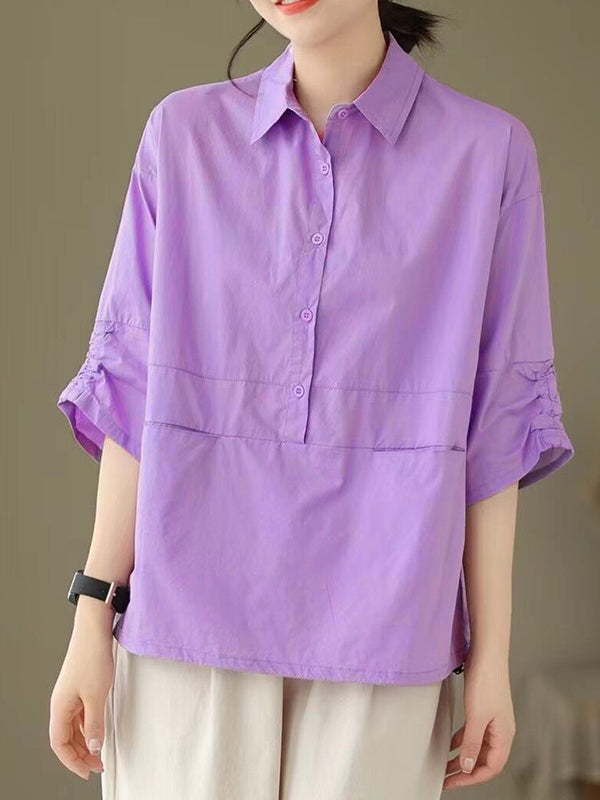 T-shirt ample à manches courtes, à fermeture éclair, à capuche