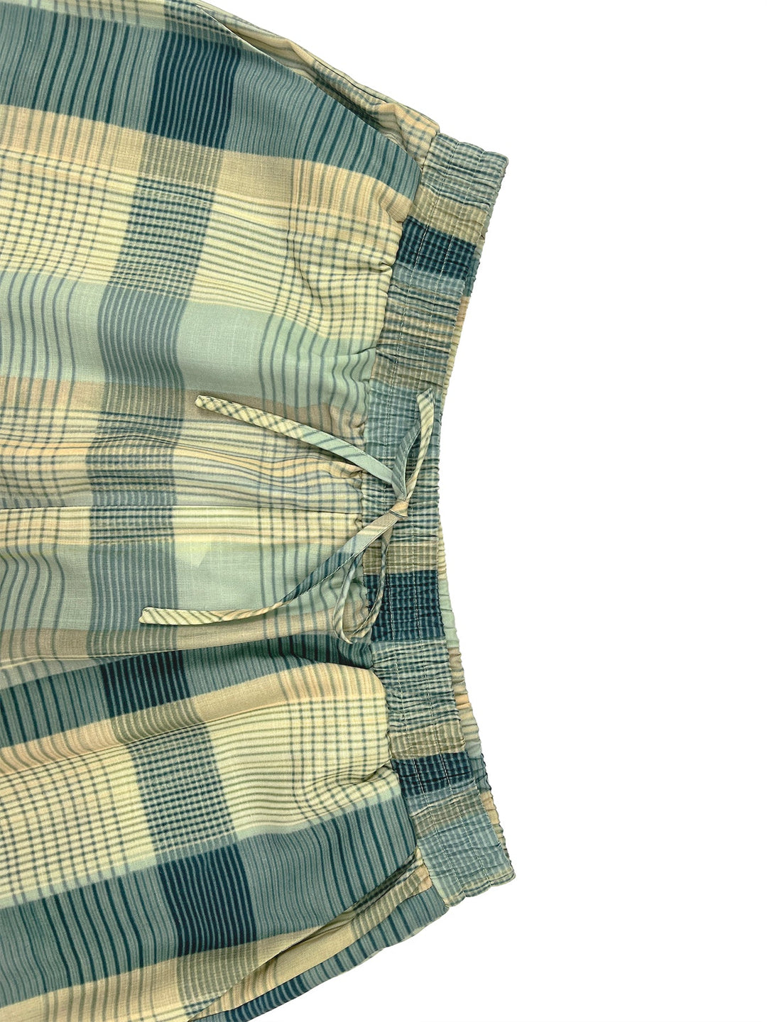 Pantalon ample à poches, à carreaux, à jambes larges, couleur contrastée
