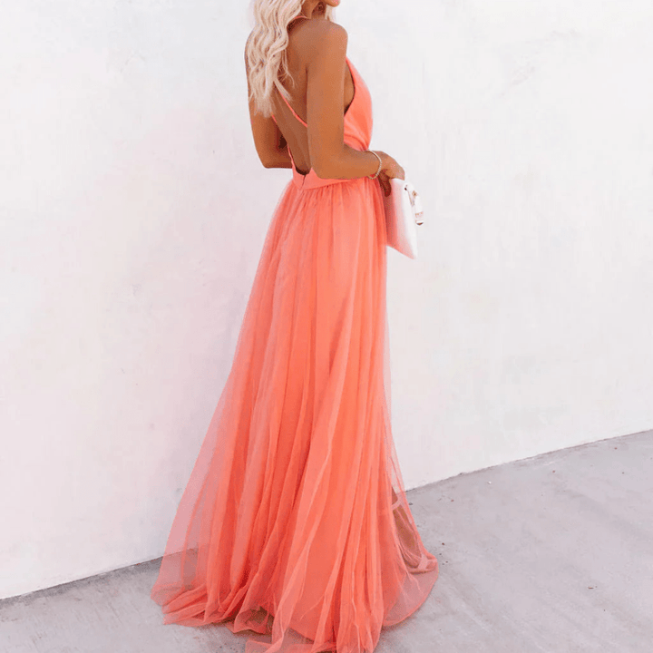 Amalia | Robe Maxi d'Été Femme Fluide Légère Élégante