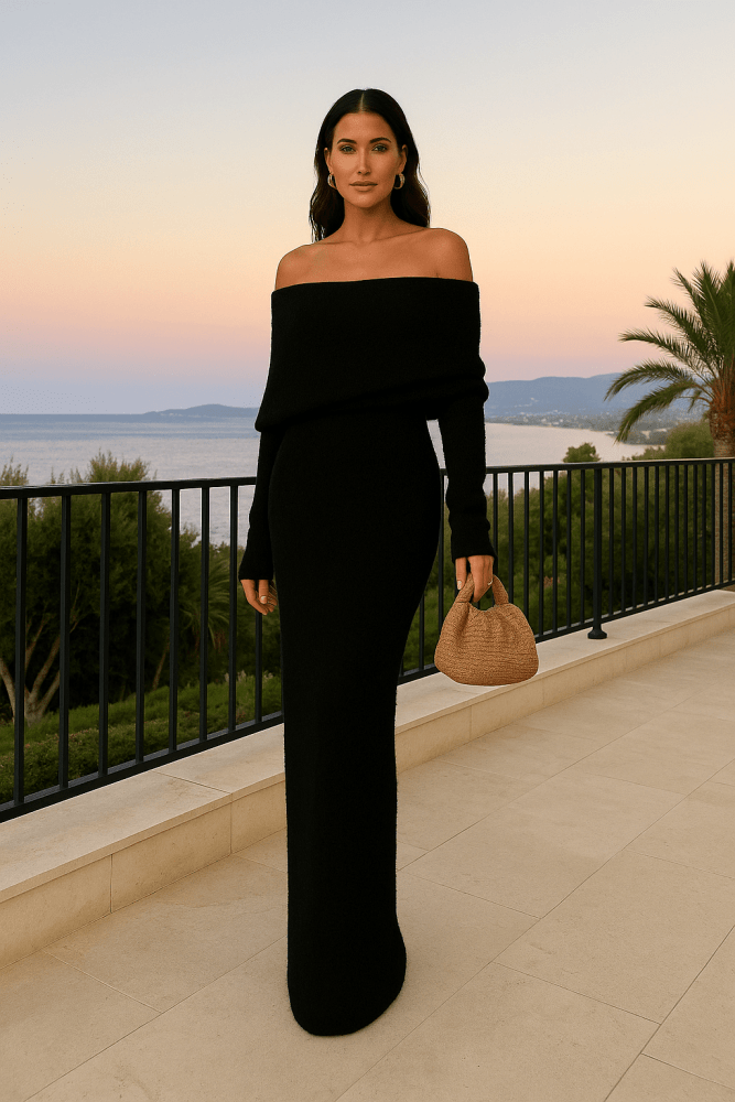 Amara | Robe Maxi Femme Fluide Élégante Féminine