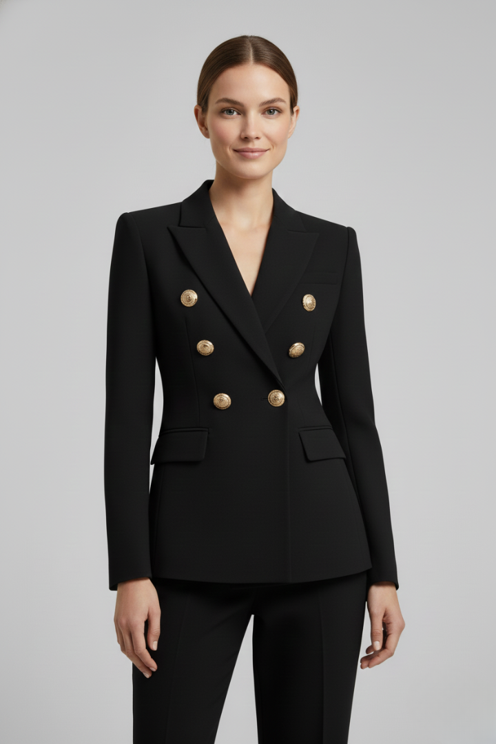 Annika | Veste Blazer Élégante à Double Boutonnage pour Femmes
