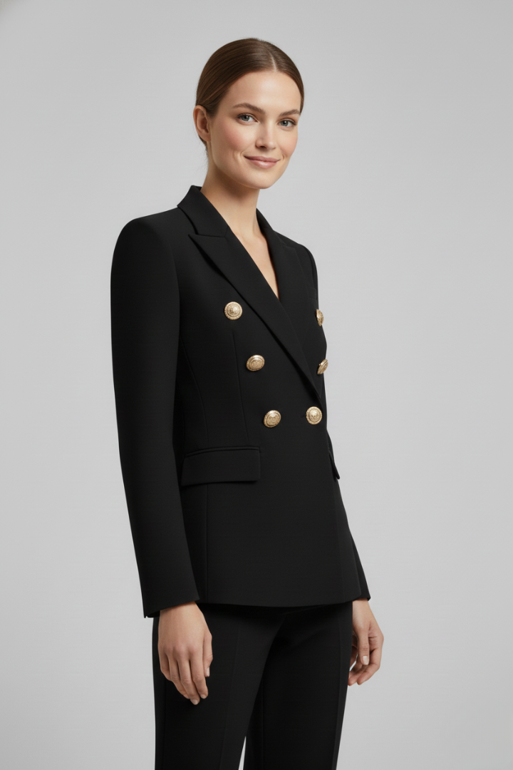 Annika | Veste Blazer Élégante à Double Boutonnage pour Femmes