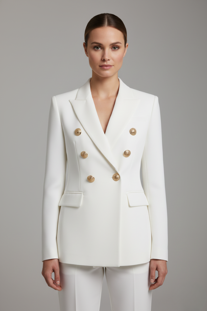 Annika | Veste Blazer Élégante à Double Boutonnage pour Femmes