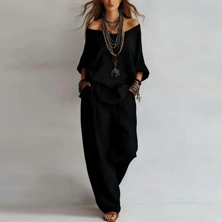 Annika | Ensemble Deux Pièces Femme Off Shoulder