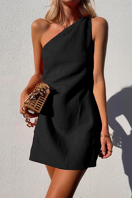 Annika | Robe Minijupe à Épaule Dénudée pour Femmes