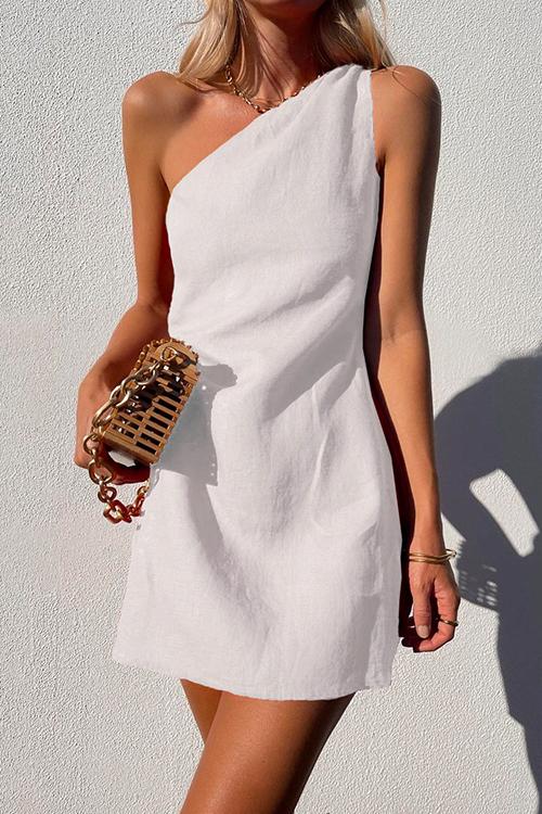 Annika | Robe Minijupe à Épaule Dénudée pour Femmes