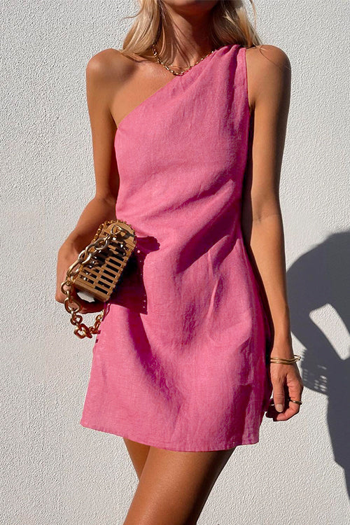 Annika | Robe Minijupe à Épaule Dénudée pour Femmes