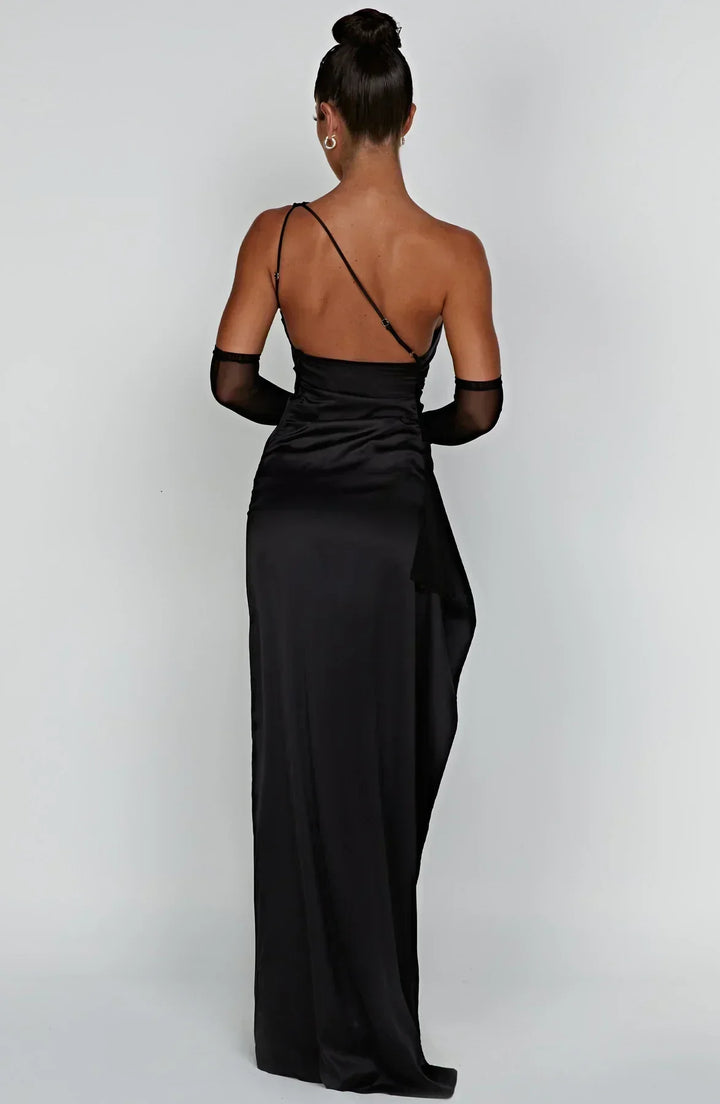 Emilia | Robe Maxi Élegante à Une Épaule pour Femmes
