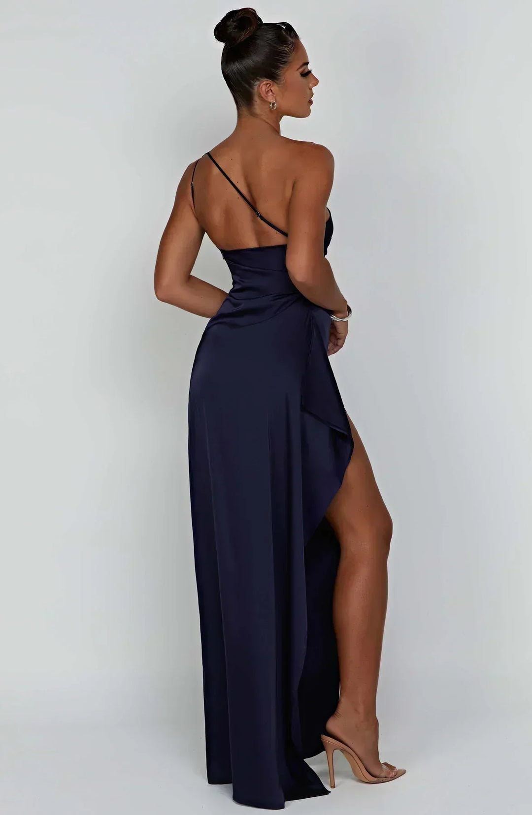 Emilia | Robe Maxi Élegante à Une Épaule pour Femmes