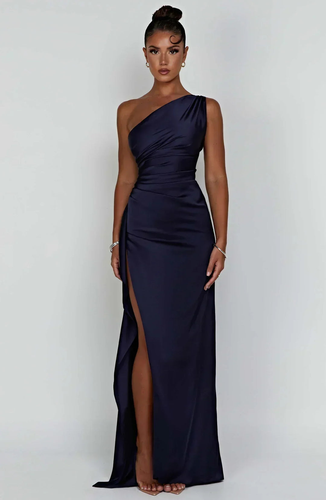 Emilia | Robe Maxi Élegante à Une Épaule pour Femmes
