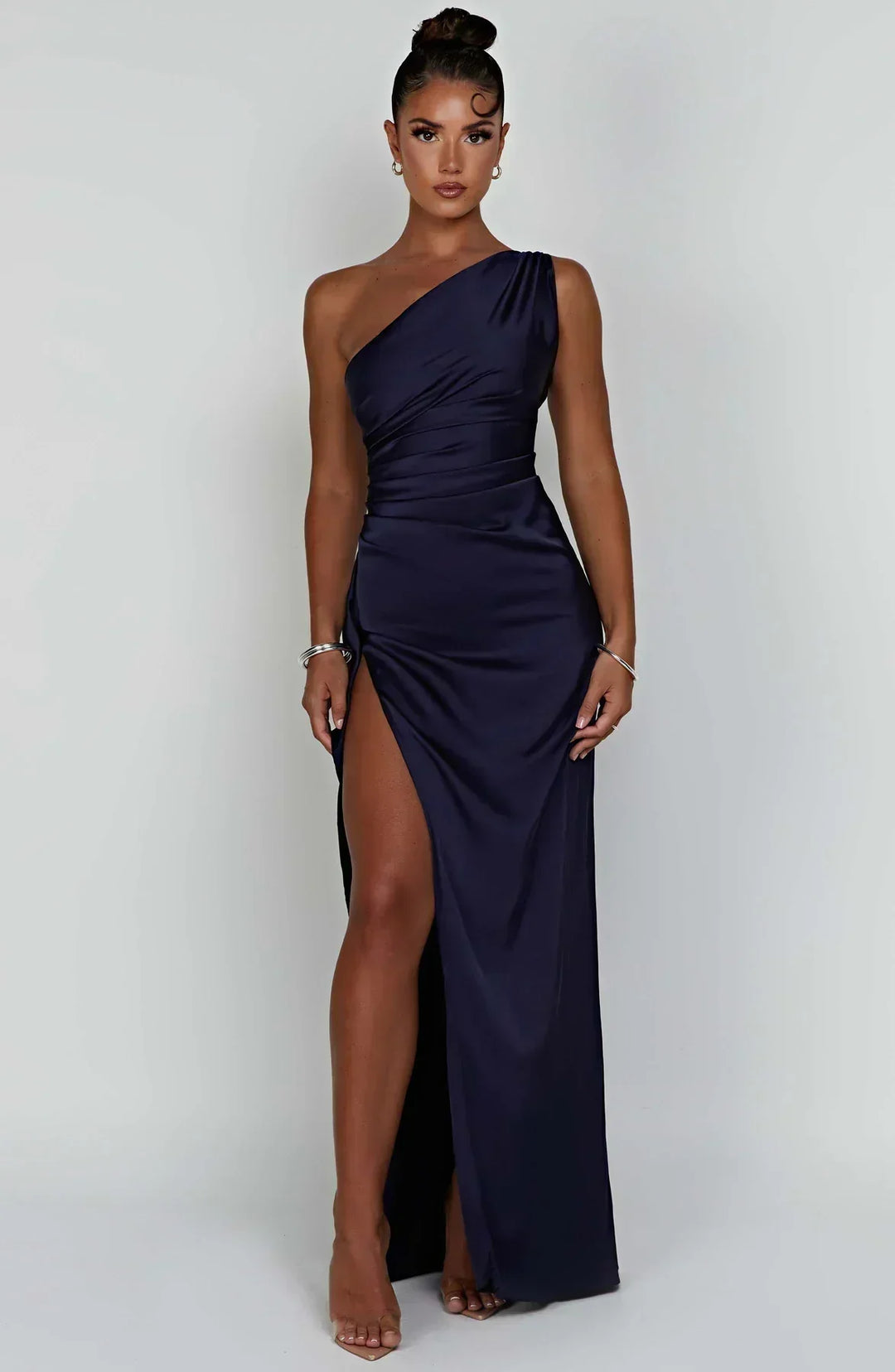 Emilia | Robe Maxi Élegante à Une Épaule pour Femmes