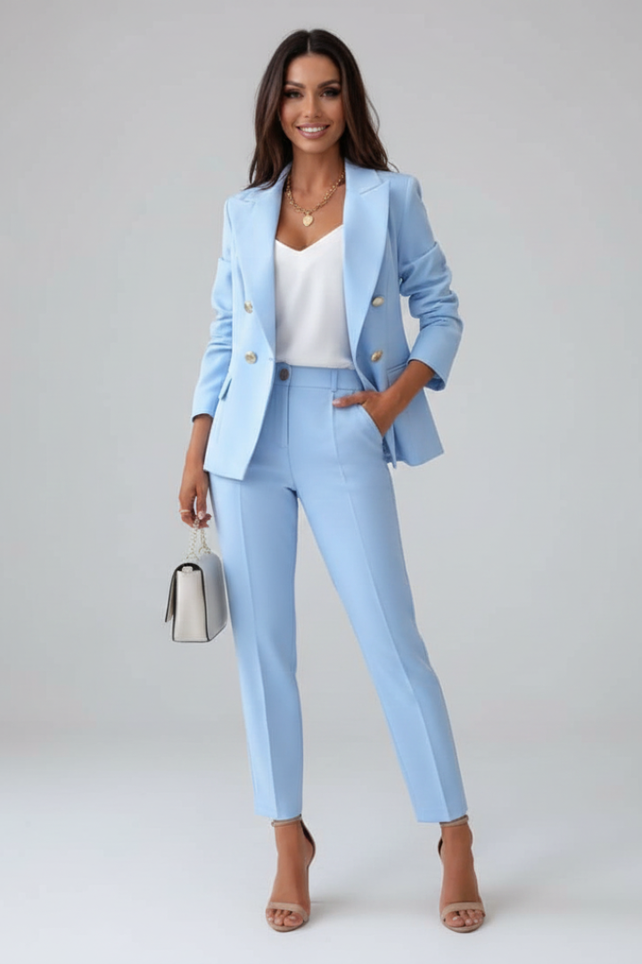 Astrid | Ensemble de blazer à double boutonnage pour femmes