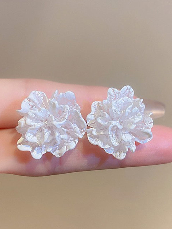Boucles d'oreilles en forme de fleur