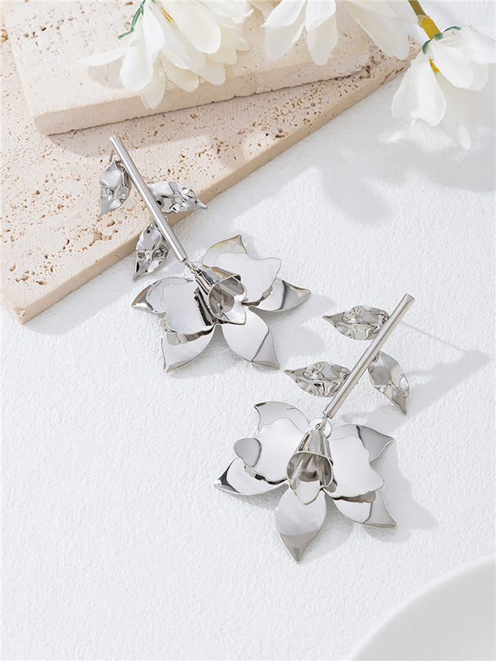 Boucles d'oreilles en forme de fleur