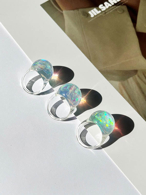 Bague géométrique