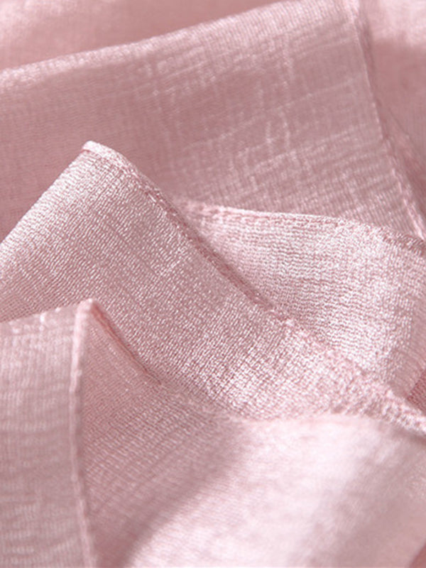 Écharpe chaude coupe portefeuille, anti-UV, couleur unie