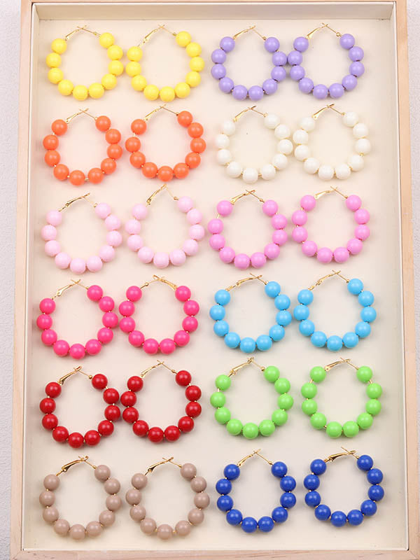 Boucles d'oreilles géométriques