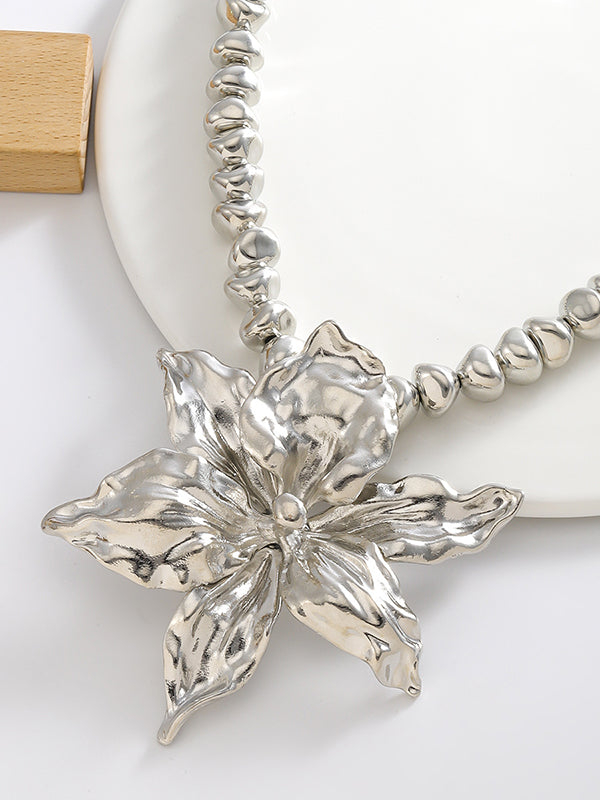 Collier en forme de fleur