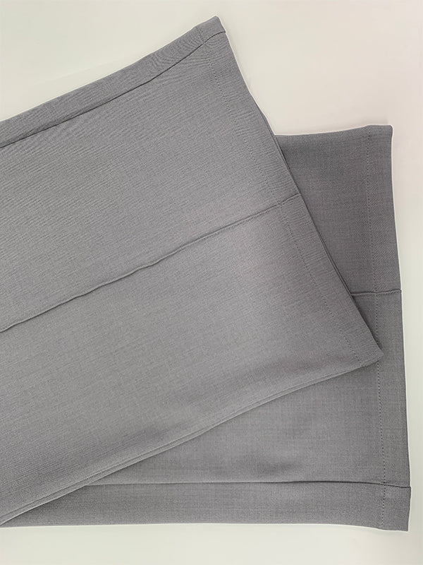 Pantalon ample à jambes larges, à poches, couleur unie
