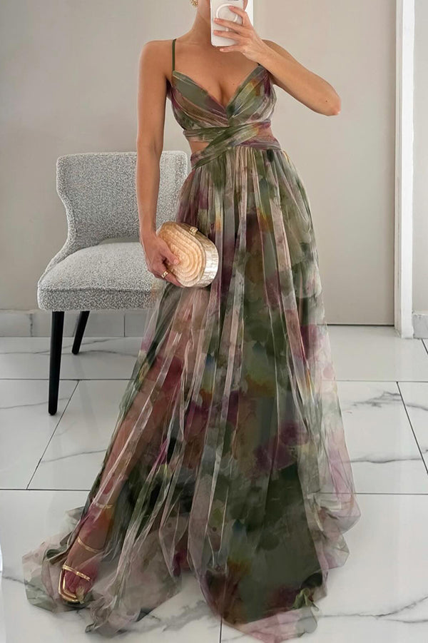 Alina | Robe Maxi Brillante