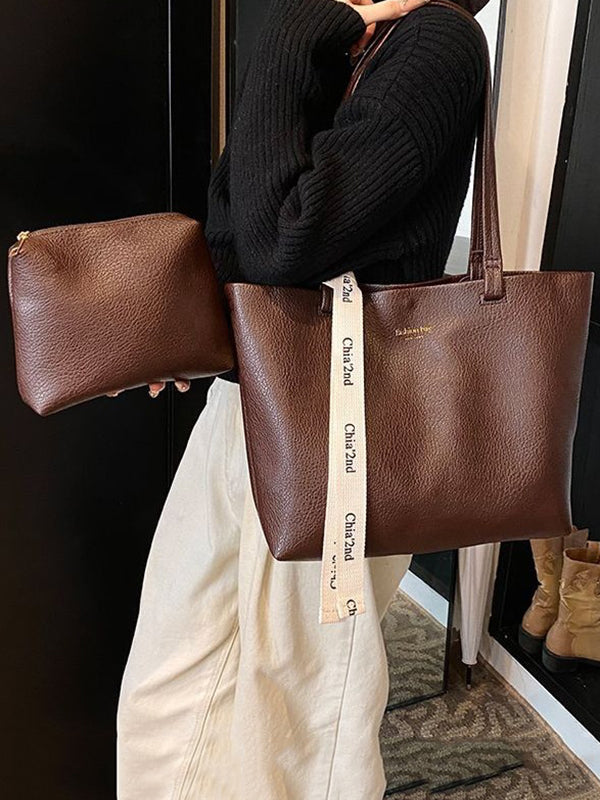Sac fourre-tout Normcore de couleur unie