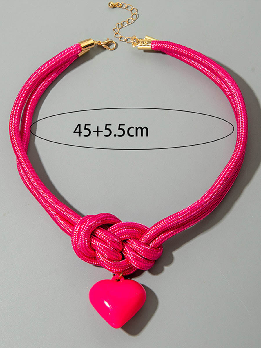 Collier en forme de cœur
