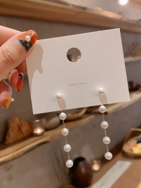 Accessoires de boucles d'oreilles à pampilles à empiècements à géométrie de mode