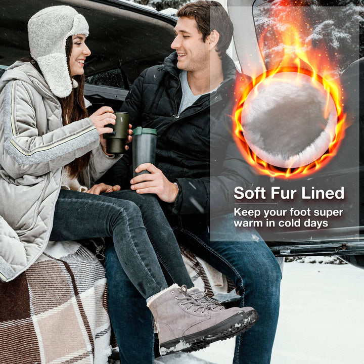 Hivara™ - Bottes de neige orthopédiques pour femmes, imperméables, avec doublure chaude et semelle antidérapante